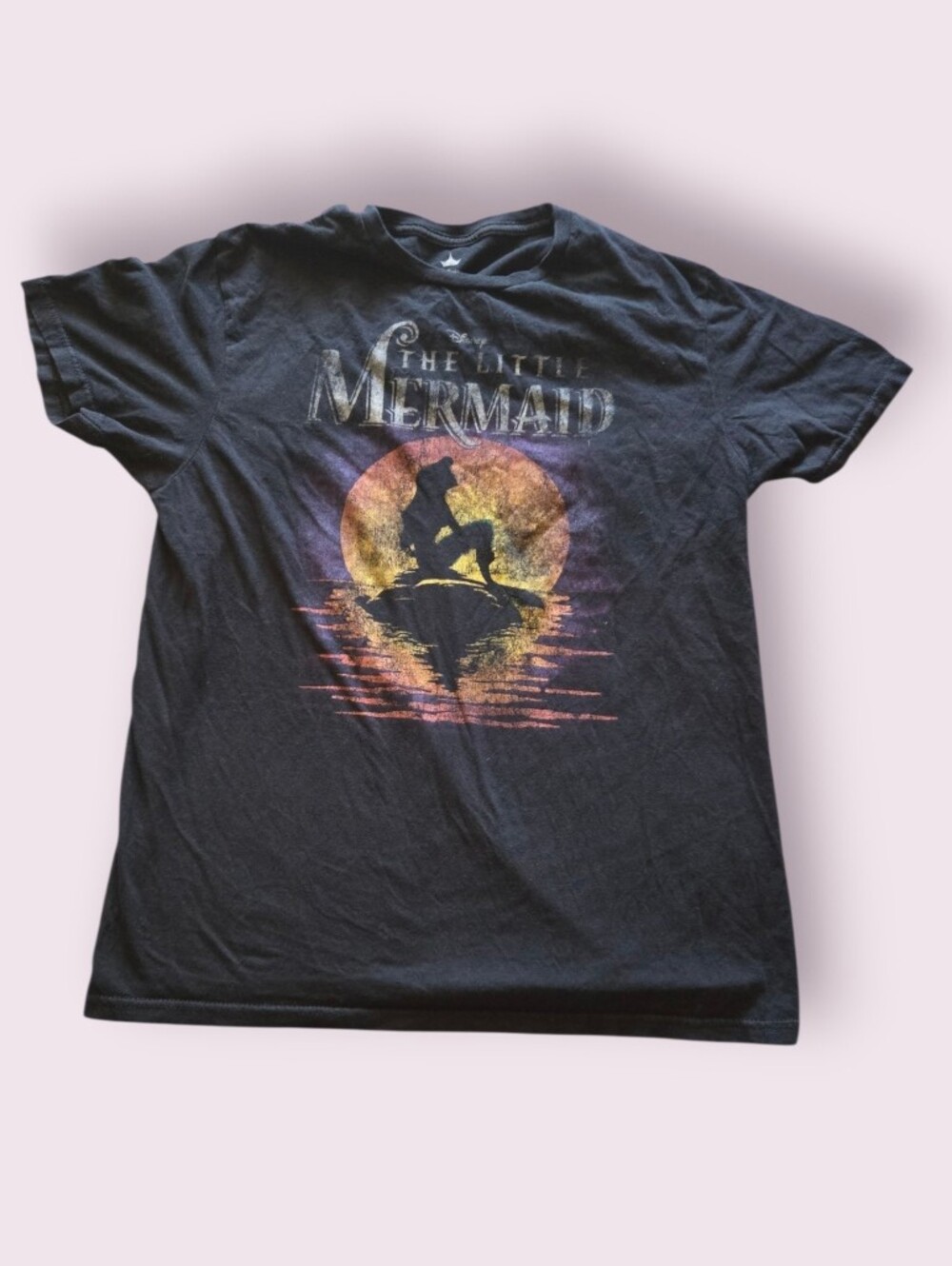 Disney The Little Mermaid Sunset Silhouette T-Shirt